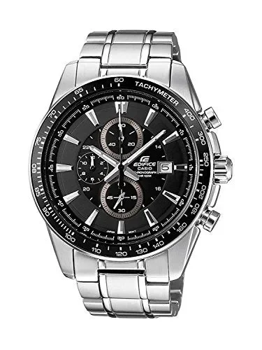 Casio Orologio Cronografo Quarzo Uomo con Cinturino in Solido Acciaio…