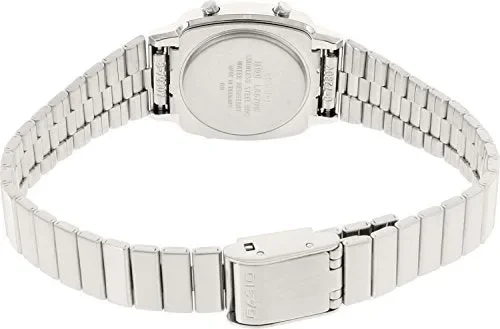 Casio, orologio digitale da donna con bracciale in metallo LA-670WA-4 - immagine 3