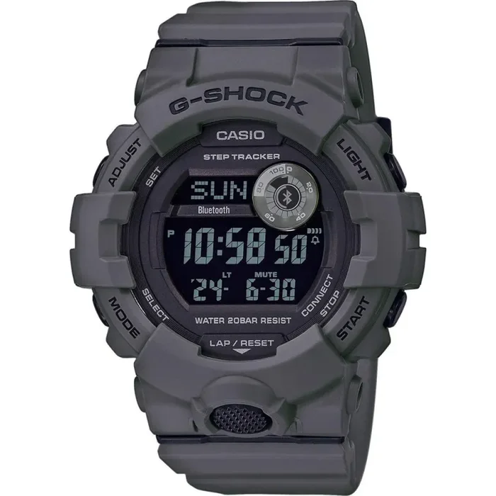 Casio Orologio Digitale Quarzo Uomo con Cinturino in Plastica GBD-800UC-8ER,Nero