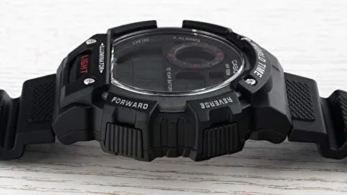 Casio Orologio Digitale Quarzo Uomo con Cinturino in Resina Nero Saldi - immagine 3