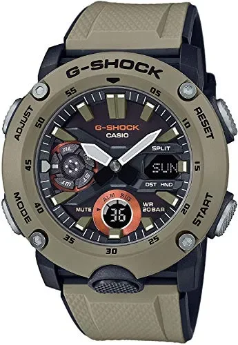 Casio Orologio Quarzo con Cinturino in di Gomma GA-2000-5AER
