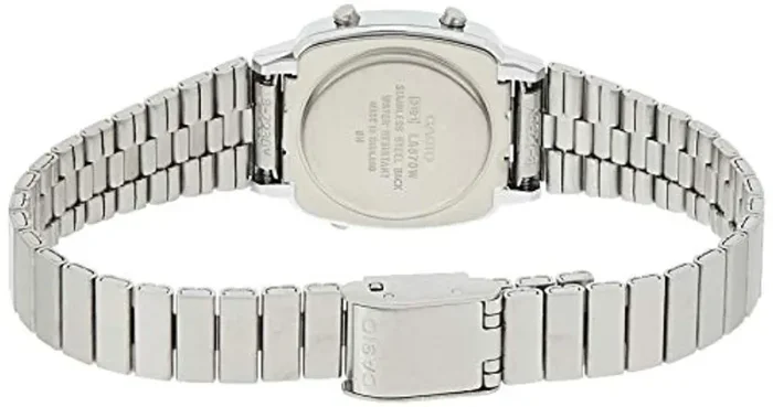 Casio Vintage LA670W – Orologio da Polso Digitale, Argento - immagine 2