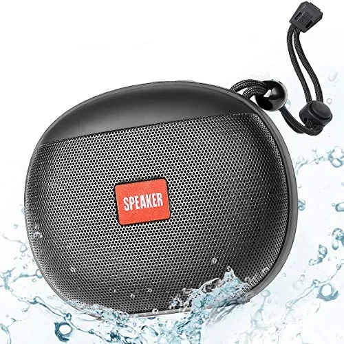 Cassa Bluetooth Waterproof, Altoparlante Portatili TWS HD Nero