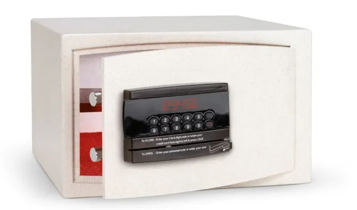 Cassaforte A Mobile Hotel Con Lettore Di Carta Magnetica + Pass Technomax