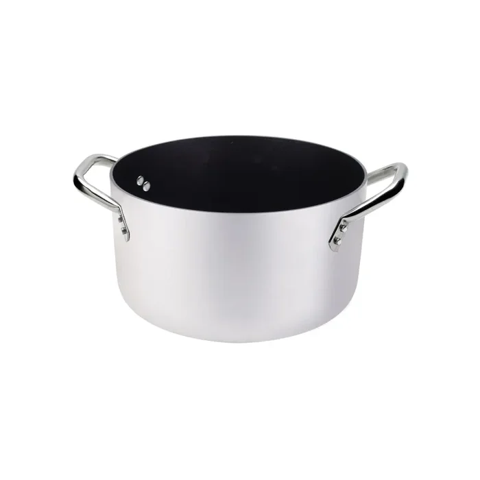 Casseruola antiaderente alta in alluminio 3mm – 2 maniglie