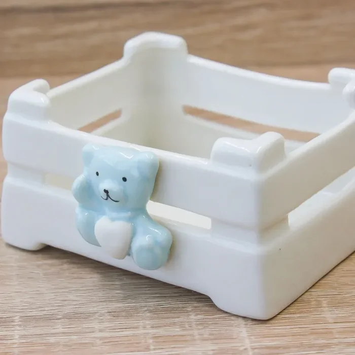 Cassetta con Orsetto del Cuore Celeste - immagine 3