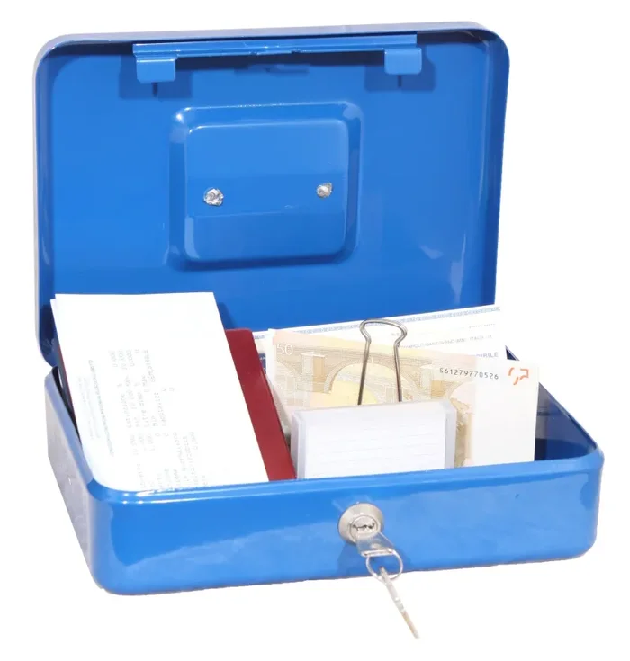 Cassetta di Sicurezza Portavalori con Chiave 20x16x7cm Bauer Fornitura - immagine 2