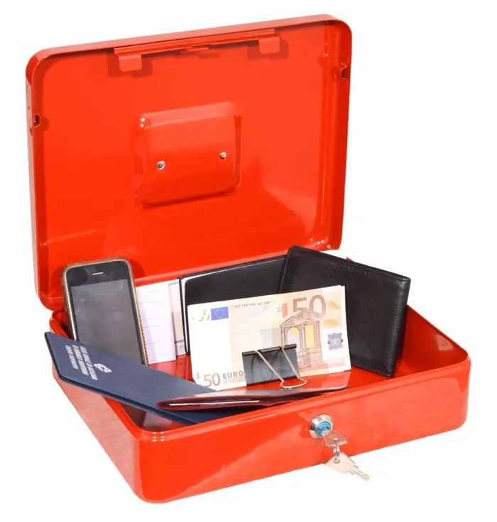 Cassetta di Sicurezza Portavalori con Chiave 20x16x7cm Bauer Fornitura - immagine 3