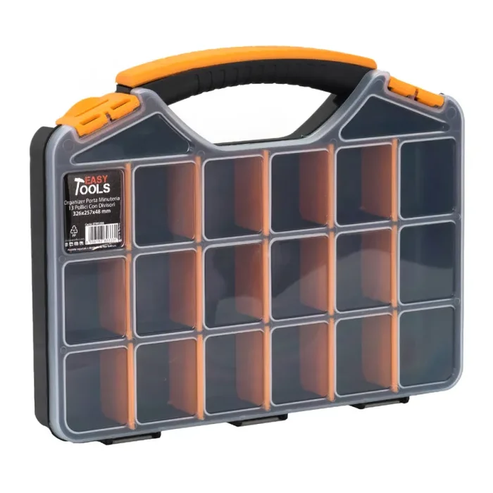 Cassetta Porta Minuteria 32,6×25,7×4,8 cm in Plastica con Divisori