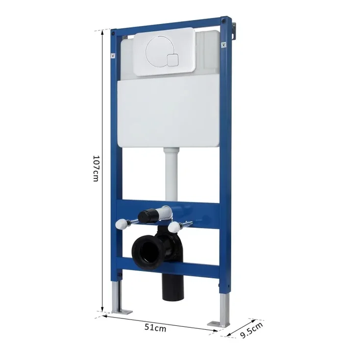 Cassetta Risciacquo WC a Incasso da Parete 2 Pulsanti In saldo - immagine 3