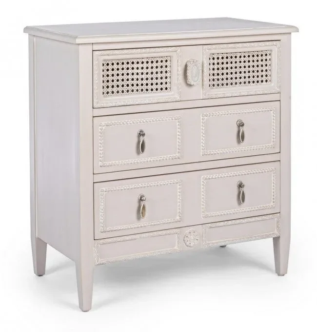 Cassettiera 3 Cassetti Eunice in Legno