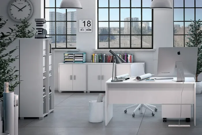 Cassettiera 3 Cassetti su Ruote 50x70x41 cm Bianco Fiammato Vendita online - immagine 2