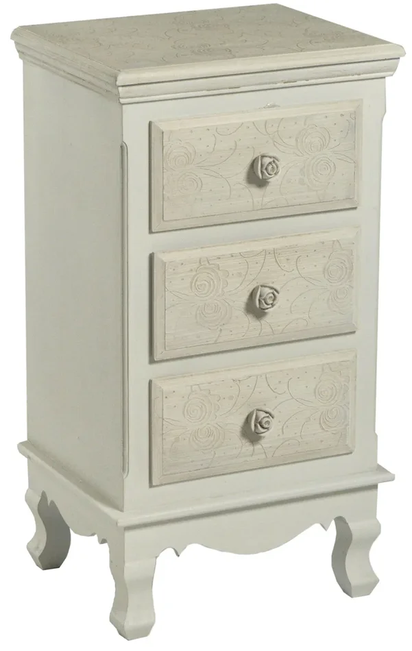 Cassettiera in Legno 3 Cassetti Piccolo Lipsia