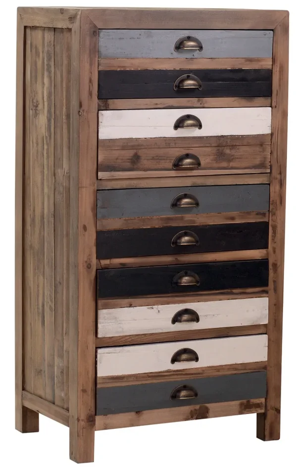 Cassettiera in Legno di Cedro 5 Cassetti Online