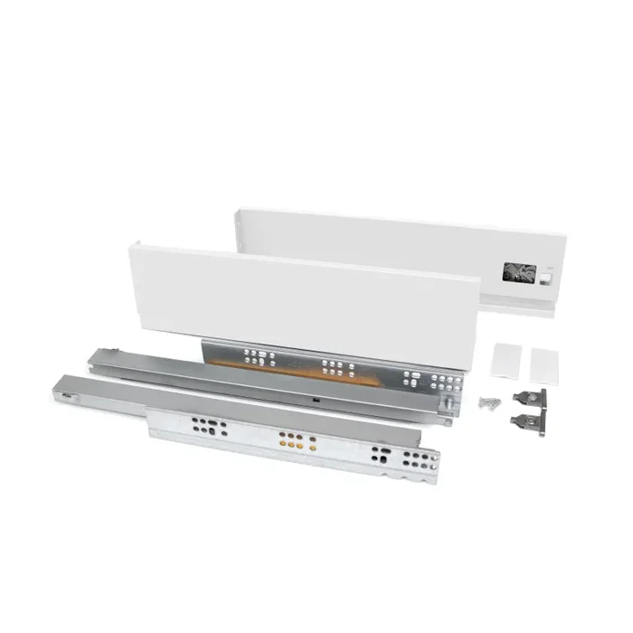 Cassetto Esterno Vertex 40 Kg H93 mm P 400 Verniciato Bianco Acciaio Emuca