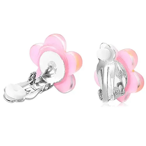 CASSIECA 30 paia Orecchini Clip Ragazze Bambina Nessun di Design… - immagine 3