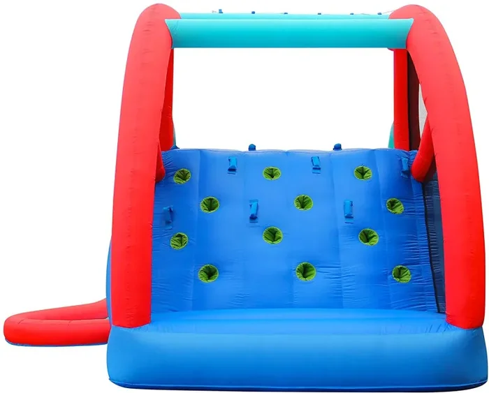 Castello Giostra Gonfiabile Acquatico Triple Racing Thunder con Pompa Happy Hop - immagine 2