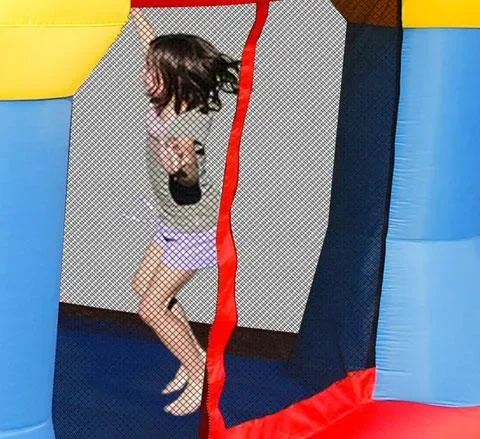 Castello Giostra Gonfiabile Castello XXL con Pompa Inclusa Happy Hop - immagine 3