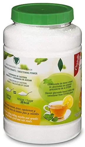 Castelló Since 1907 Dolcificante Stevia + Eritritolo 1:1 – Barattolo da 1 kg Online ora - immagine 2