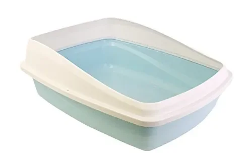 catit Toilette per Gatti con Bordo L 43X57X19Cm, Blu/Grigia, L blu/grigia Sconti