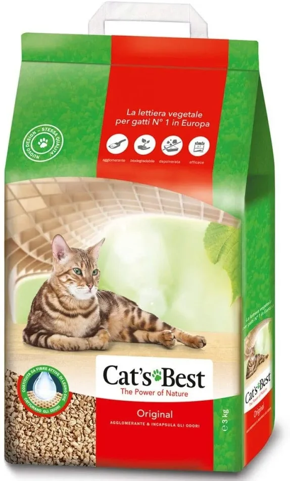 Cats Best 29734 – Lettiera per Gatti, 20L / 8,6kg, 1 pezzo - immagine 2