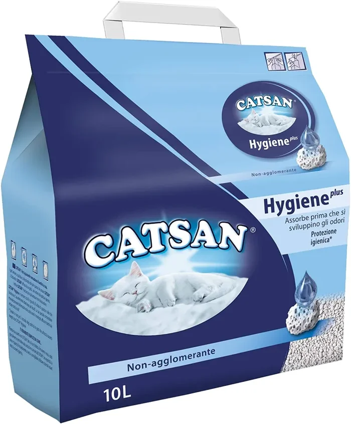 Catsan Hygiene Plus Lettiera per Gatti, 10L - immagine 2
