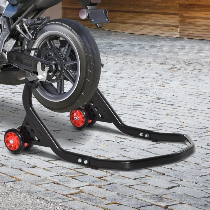 Cavalletto Alzamoto Posteriore Universale per Moto Sportive max 200Kg Nero - immagine 2
