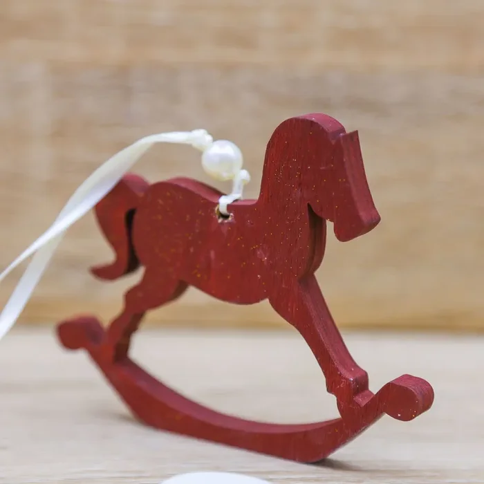 Cavallo a Dondolo Marrone Beccalli for Life - immagine 2