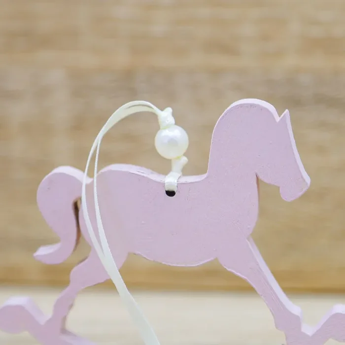 Cavallo a Dondolo Rosa Beccalli for Life - immagine 2