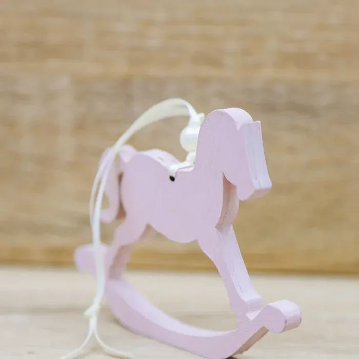 Cavallo a Dondolo Rosa Beccalli for Life - immagine 3