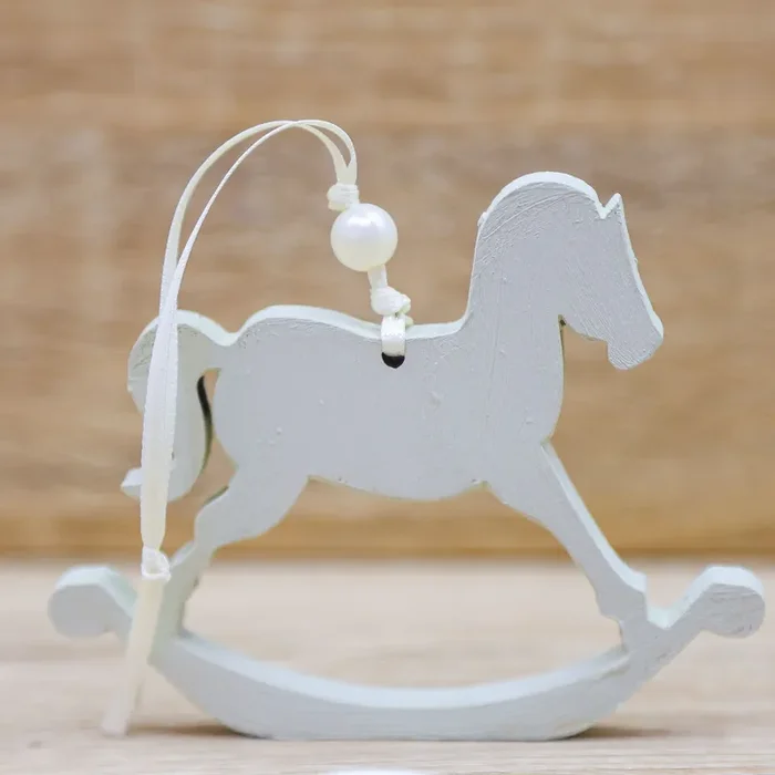 Cavallo a Dondolo Verde Chiaro Beccalli for Life - immagine 2