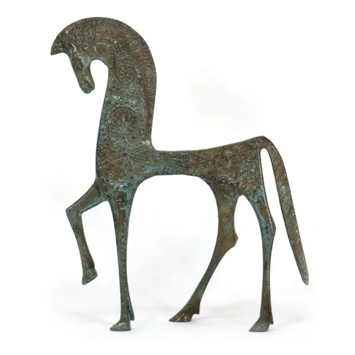 Cavallo Greco in bronzo - immagine 3