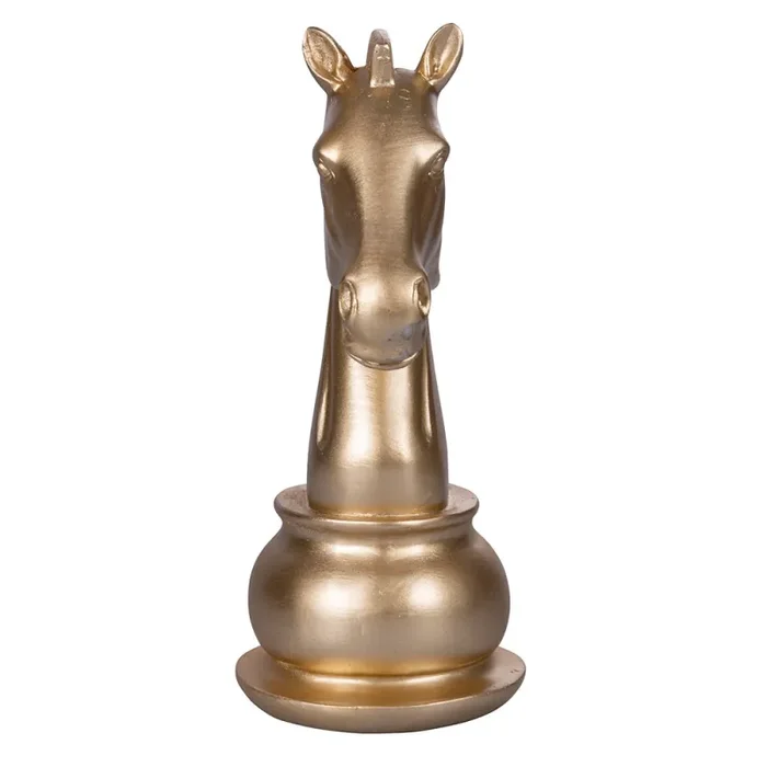 Cavallo Scacchi Decorativo 10,5×8,5×19 cm in Poliresina VdE Tivoli 1996 Chess - immagine 3