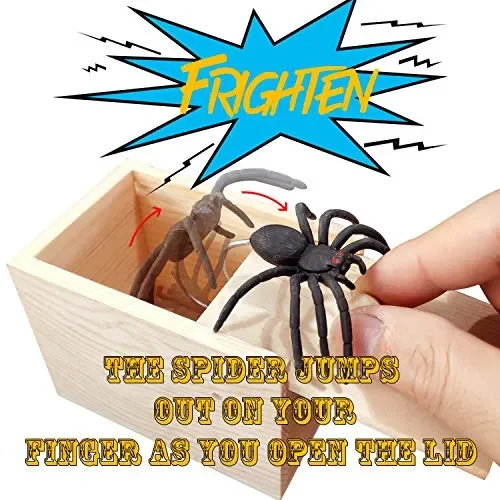 Cayenne Scatola Scherzo Ragno, Ragno Prank Spider in The Box, Scare… - immagine 2