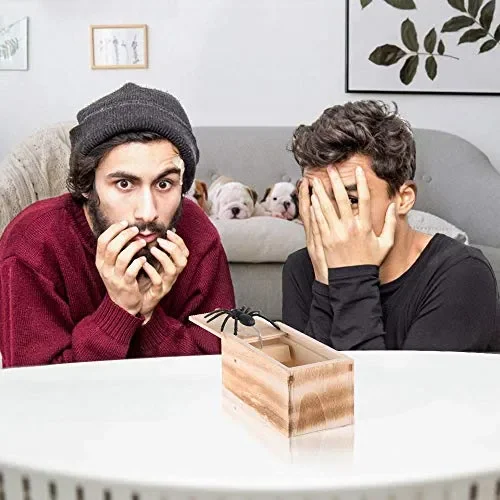 Cayenne Scatola Scherzo Ragno, Ragno Prank Spider in The Box, Scare… - immagine 3