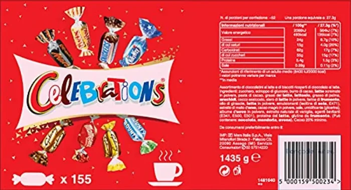 Celebrations – Assortimento di cioccolatini, 155 praline in una scatola da 1435 g - immagine 2