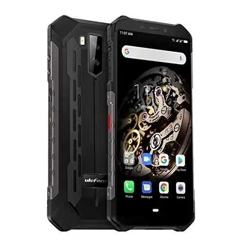 Cellulare Antiurto, Ulefone Armor X5 Rugged smartphone 4G X5, Nero