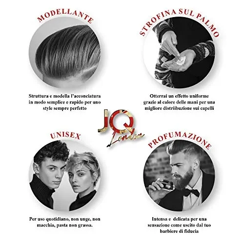 Cera Capelli Uomo JoyQube Tenuta Forte Professionale non grassa per… - immagine 3