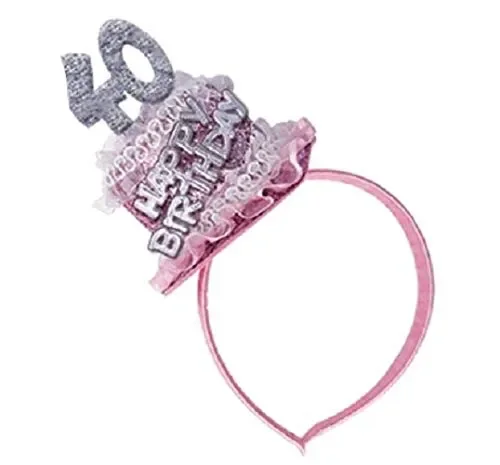 Cerchietto con Torta 40° Compleanno – Accessori Festa 40 Anni