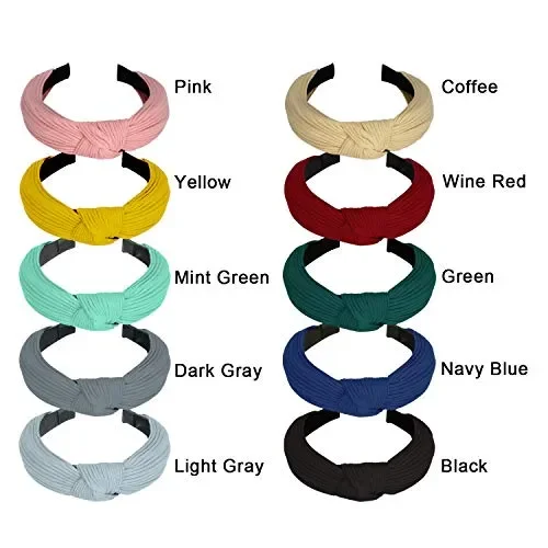 Cerchietto Per Capelli Donna, Winpok 10 Pezzi Fasce Donna… - immagine 2