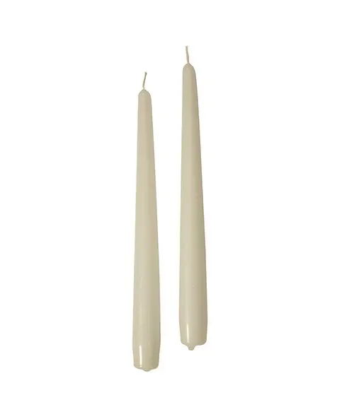 Cereria Di Giorgio Candele Coniche Ø 2,2 cm H. 25 cm (10 pz) – Avorio
