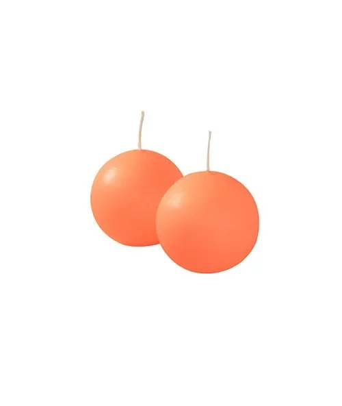 Cereria Di Giorgio Candele Sfera Ø 6 cm (6 pz) – Arancio