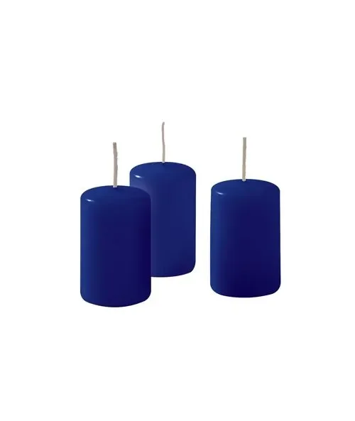 Cereria Di Giorgio Ceri D 4 Cm H 7 Cm 12 Pz Blue Navy