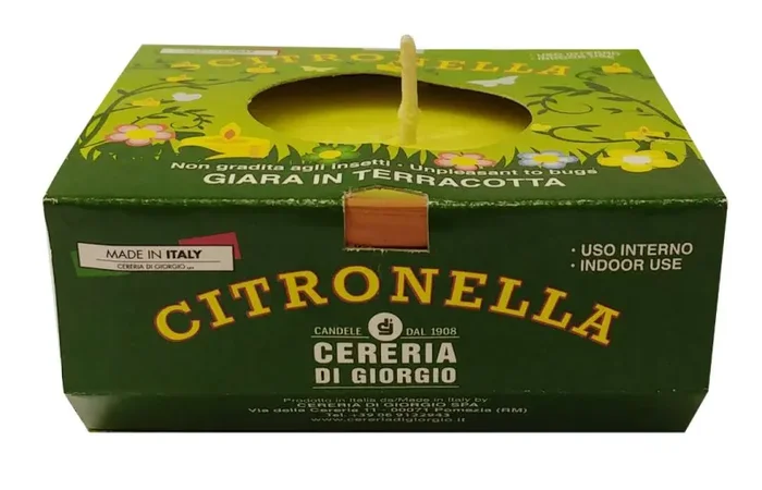 Cereria Di Giorgio Citronella in Giara di Coccio D 7,7 Cm H 3,8 Cm