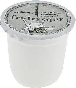 Cereria Di Giorgio Fruitesque Profumata in Vasetto Yogurt, Cera, Avorio, 7x7x7 cm