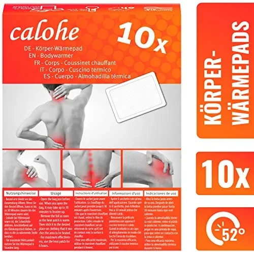 Cerotto termico per schiena, spalle, collo, addome I Cuscinetto riscaldante,…