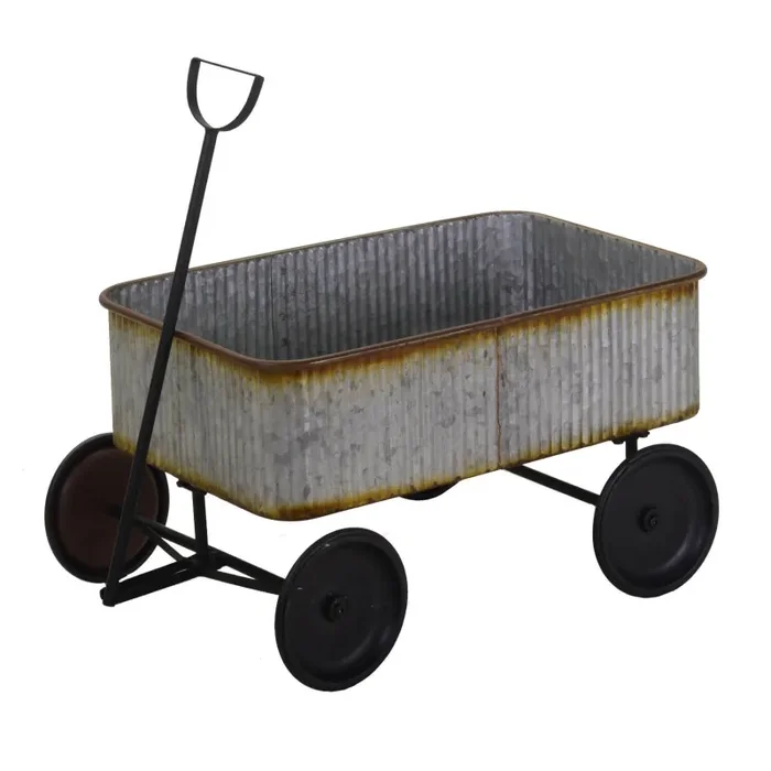 Cesta in Metallo 60×33,5x38cm Carretto