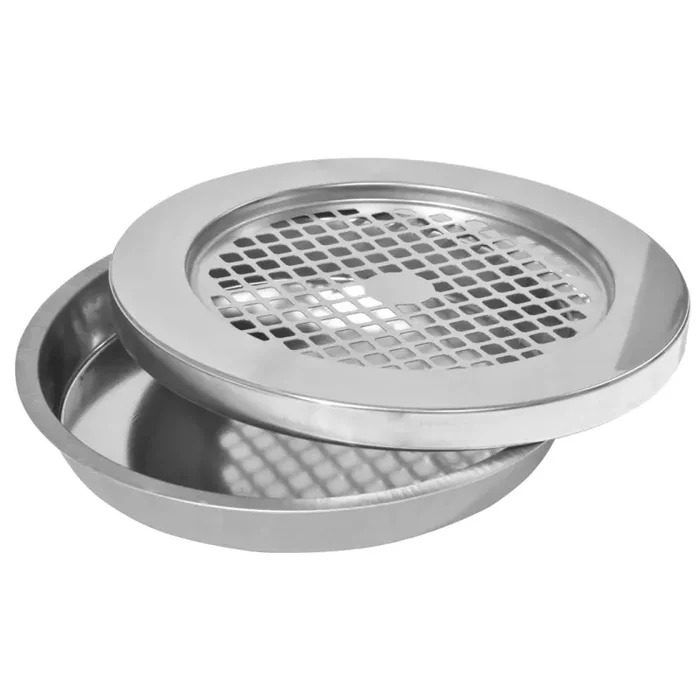 Cestino Gettacarte Posacenere Ø30 cm in Acciaio 15L per Interno Esterno - immagine 3