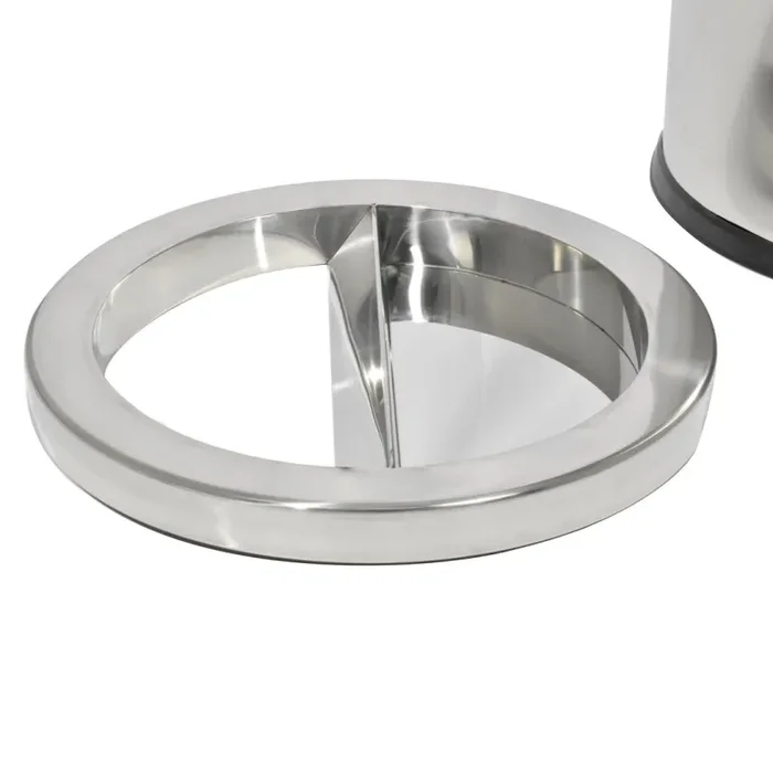 Cestino Gettacarte Posacenere Ø38,5 cm in Acciaio 52L per Interno Esterno - immagine 2