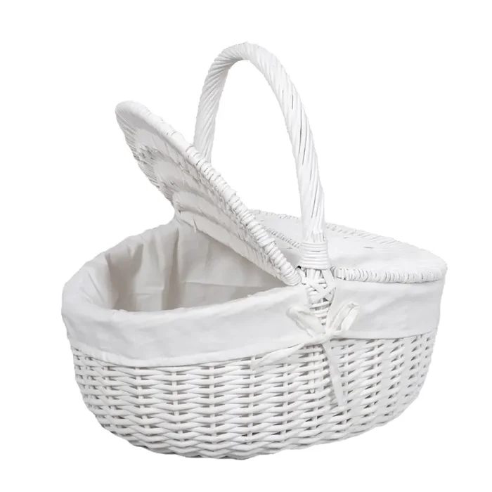 Cestino in Vimini con Manico Larghezza 45 cm - immagine 2